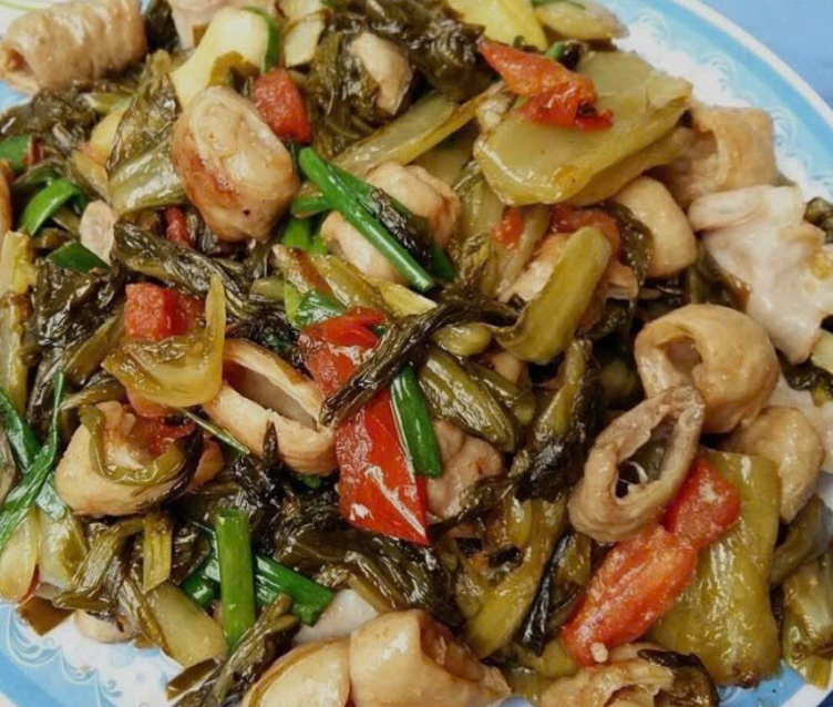 Lòng Heo Thập Cẩm Bóp Chua
