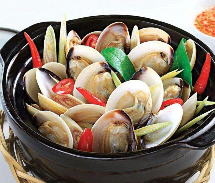 Nghêu Hấp Xả